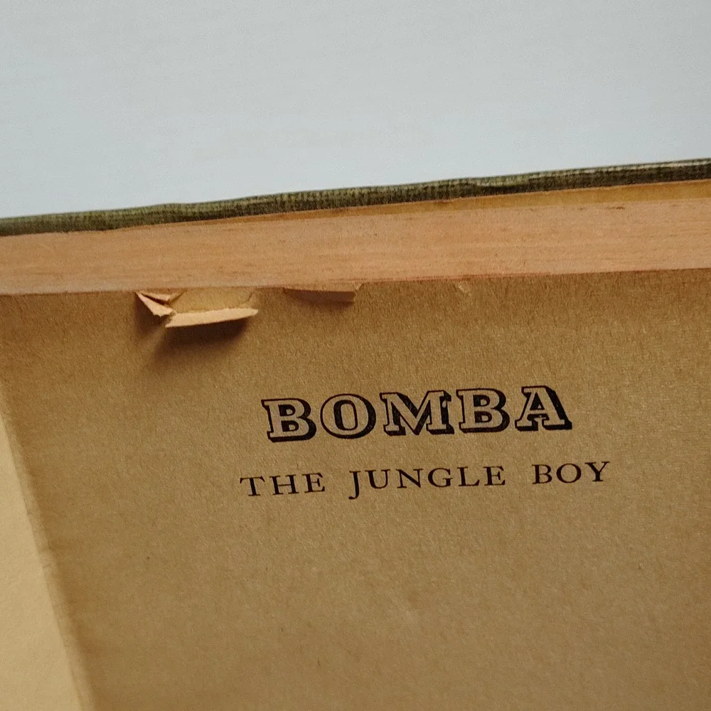Bomba the Jungle Boy Book‎ Roy Rockwood Clover Books Vintage Adventure